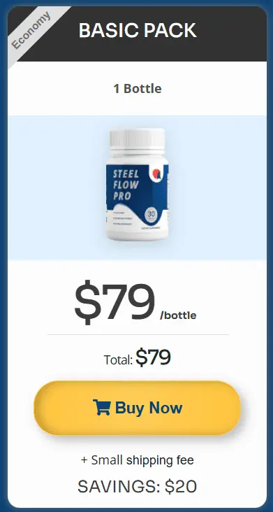 steel flow pro 1 bottle price